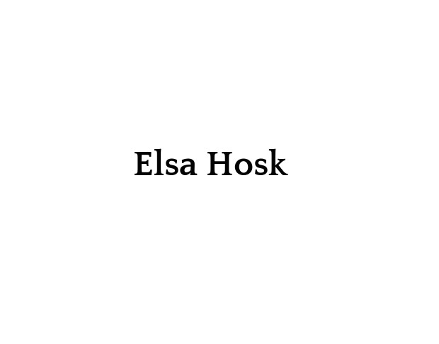 Elsa Hosk