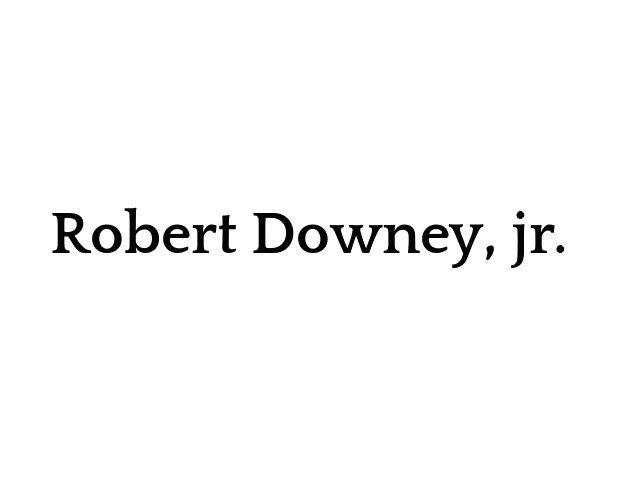 Robert Downey, jr.